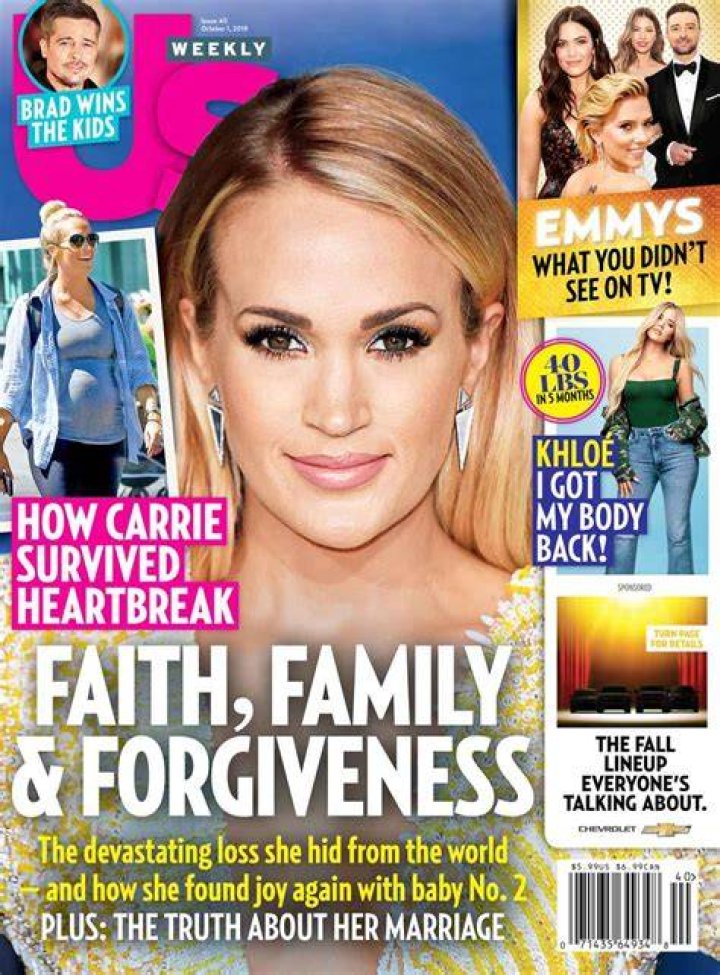 UW4018 Us Weekly Cover Carrie Underwood