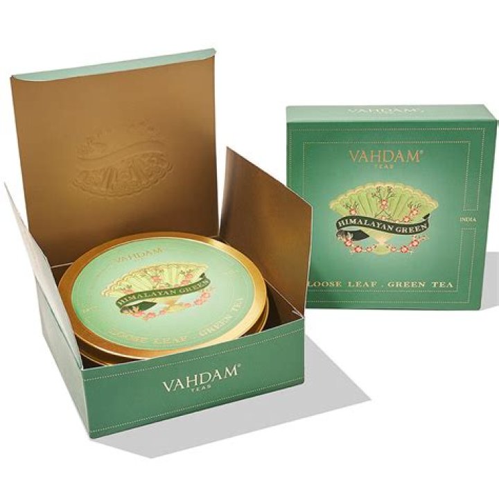 VAHDAM, Himalayan Green Tea Gift Sets for any Occasion (50g/1.7oz) Brews +25 Cups | Non-GMO, 100% Natural & Fresh Green Tea Gift Set