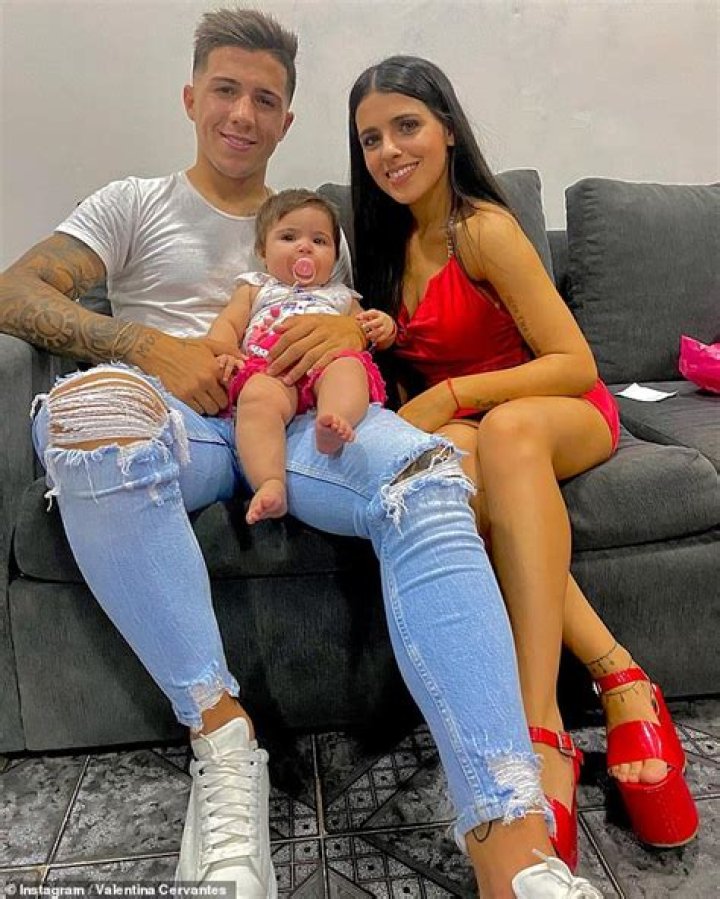 Valentina Cervantes has been by Benfica star Enzo Fernandez's side since 2019