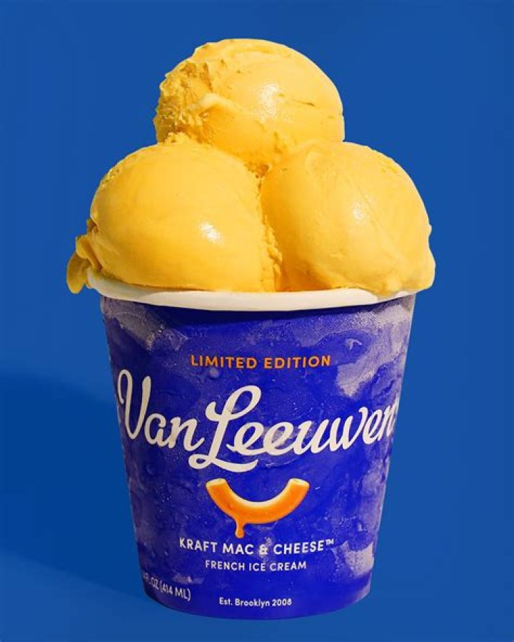 Van Leeuwen and Kraft macaroni & cheese ice cream