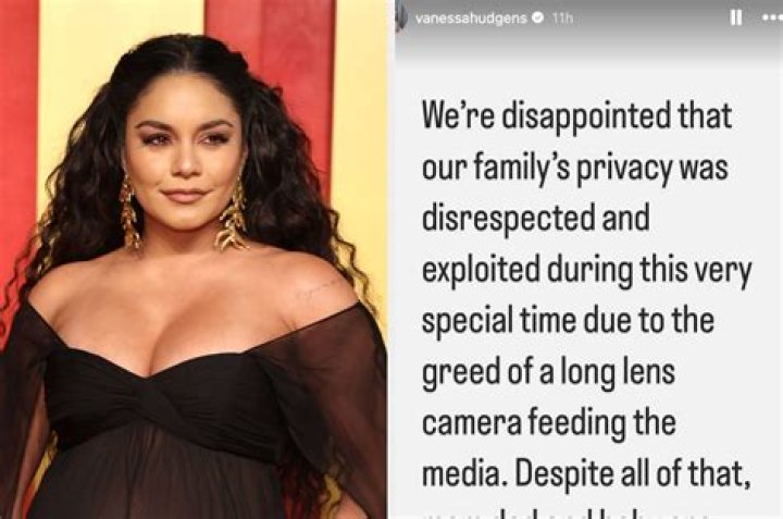  Vanessa previously shared a family picture
