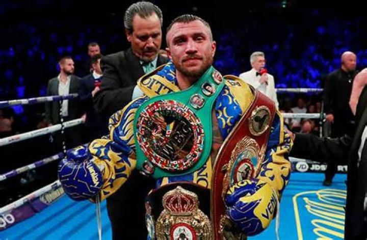 Vasyl Lomachenko is the number-one ranked lightweight in the world