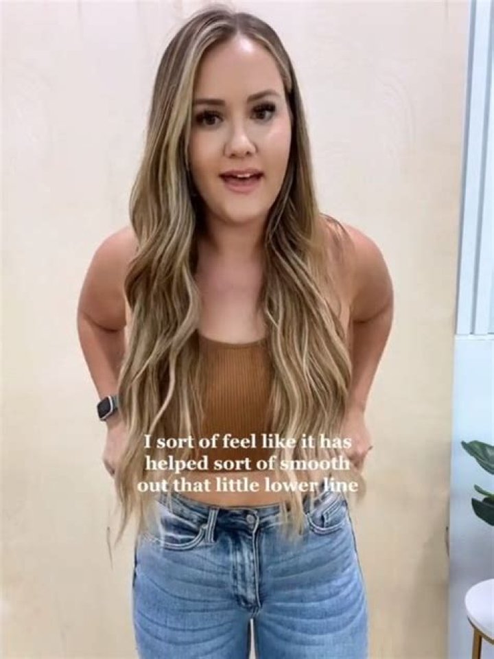 Viewers complimented her and were also quick to tell her not to break it
