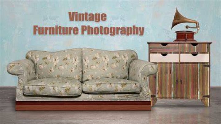 Vintage furniture is featured throughout the rustic home
