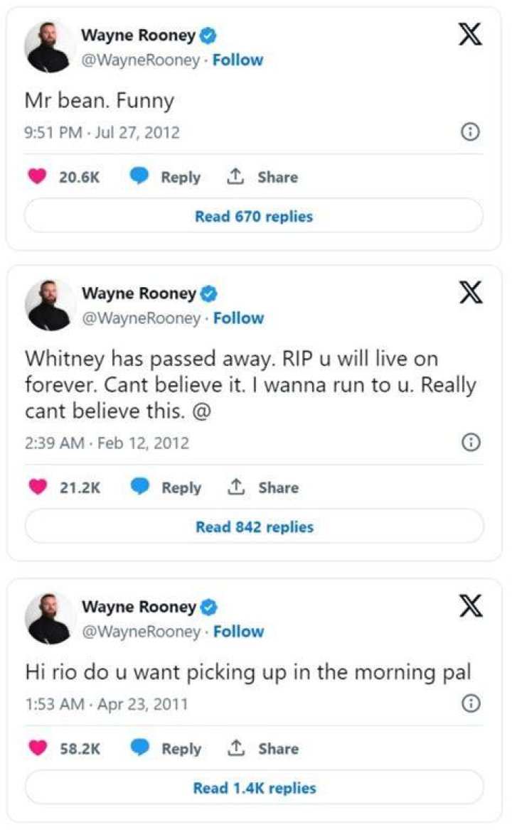 Wayne insisted the tweet was about his three sons