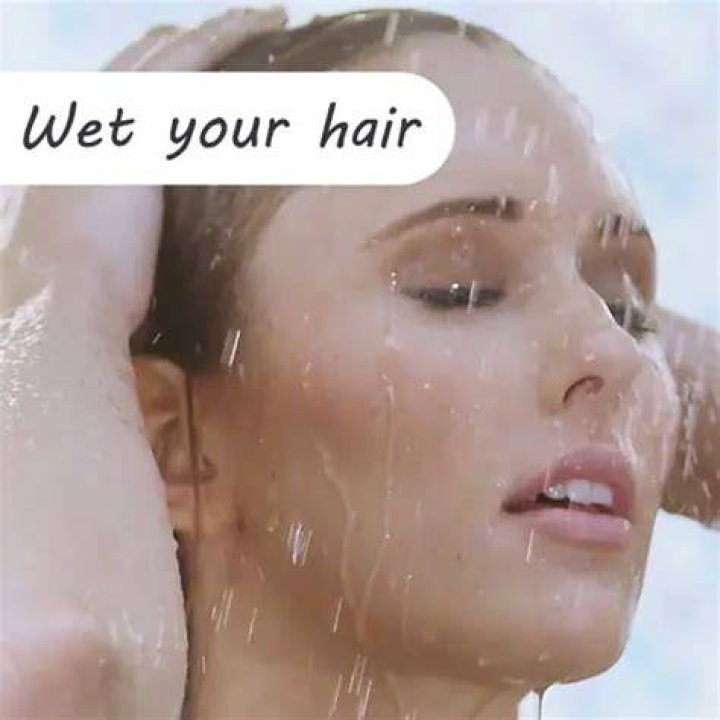 Wetting your hair before getting into the pool is the key