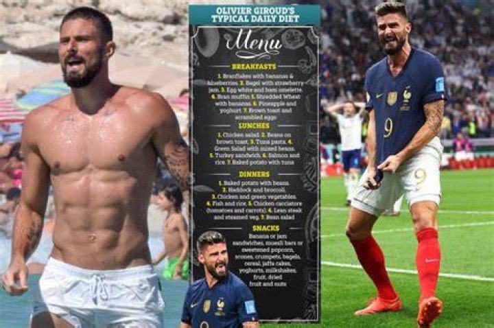 While Giroud eats a balanced diet to stay on top of his game