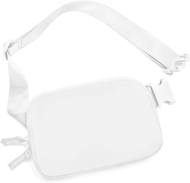 white belt bag