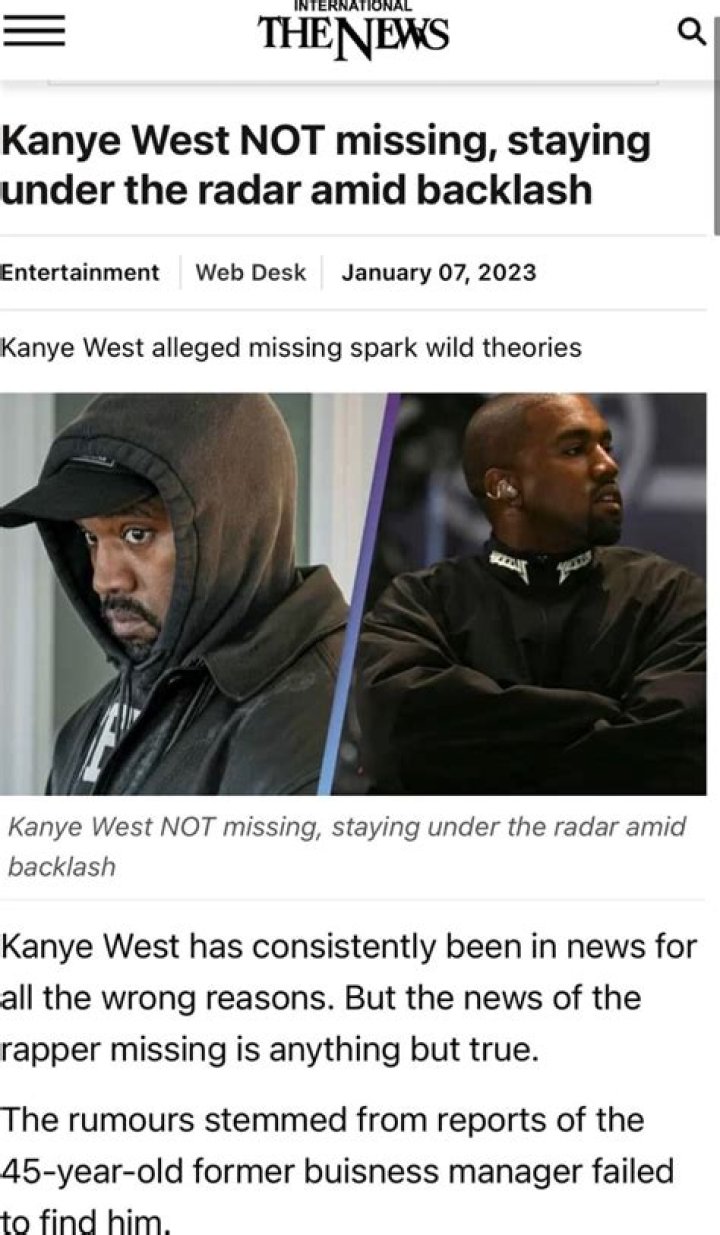 Wild Theories About Kanye West Half-Shaved Haircut