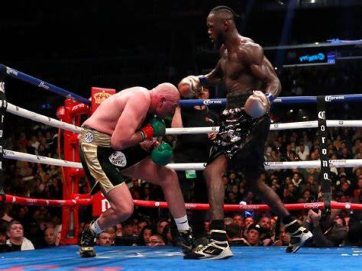 Wilder was floored twice by Fury on route to losing his WBC heavyweight title