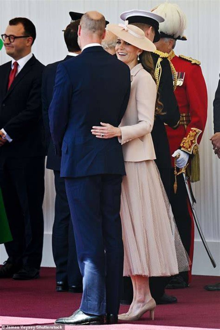 William and Kate chatted with fellow members of the audience