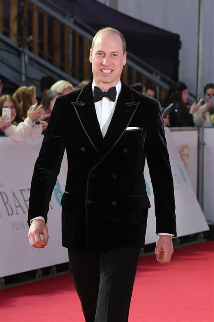 William donned a tuxedo as he attended his ex-girlfriend's wedding