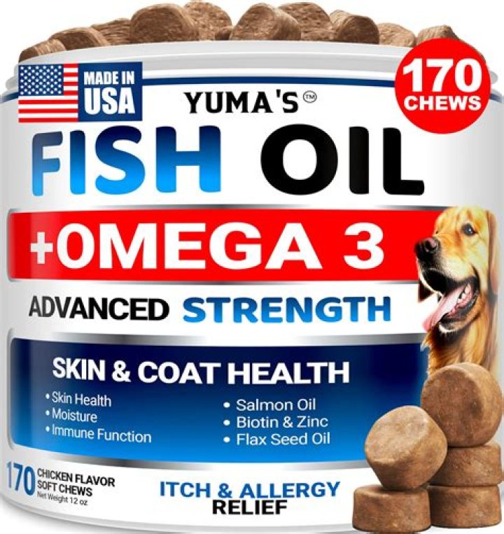 Yuma Omega 3 for Dogs, Allergy and Dog Itch Relief