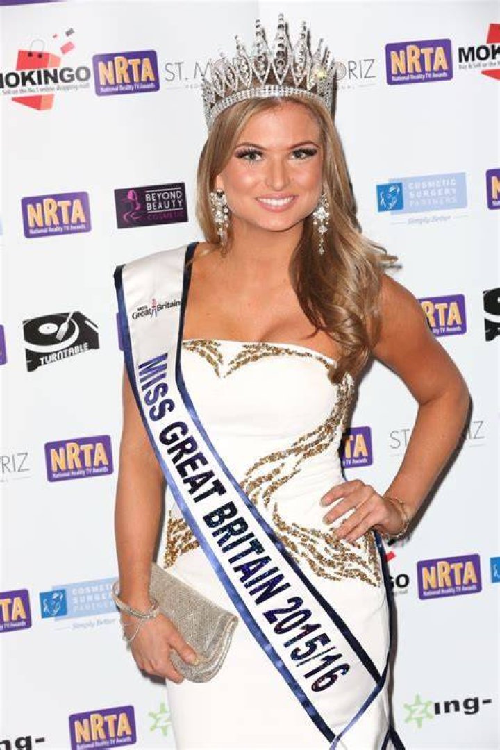  Zara Holland was crowned Miss Great Britain in 2015