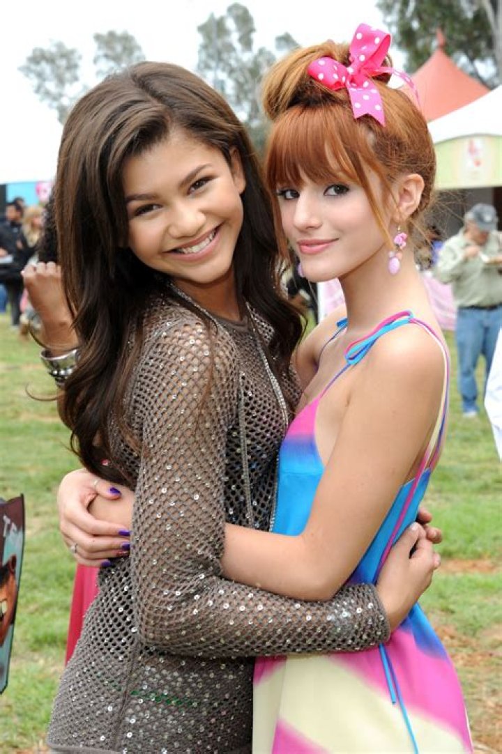 Zendaya with Bella Thorne in Shake It Up, a Disney sitcom