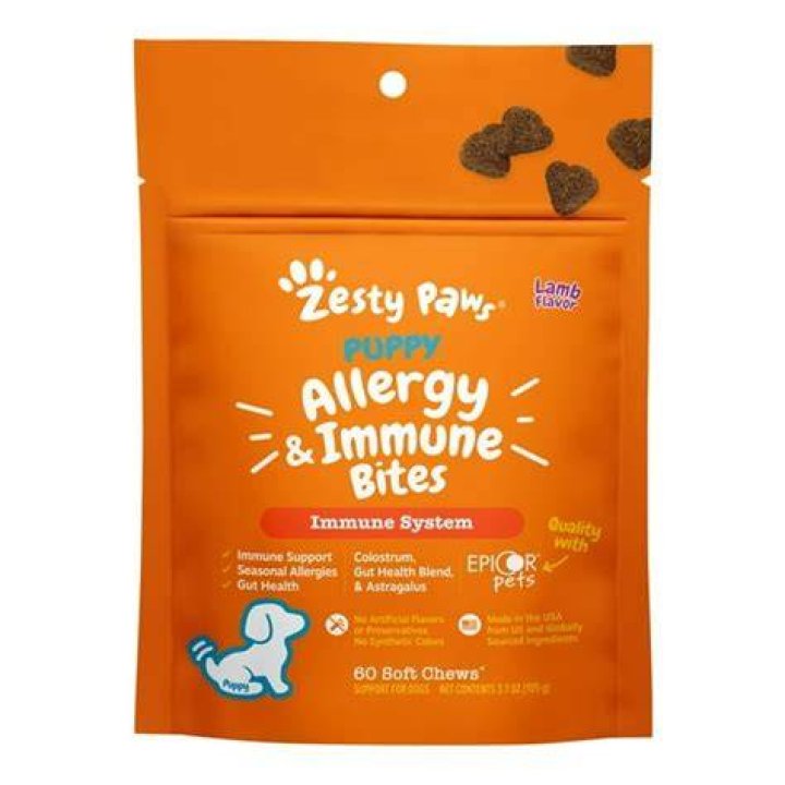 Zesty Paws Allergy Immune Supplement for Dogs