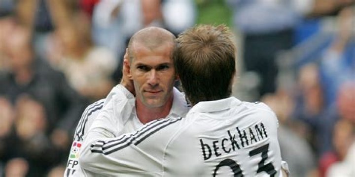 Zidane and Beckham enjoyed a fruitful midfield partnership