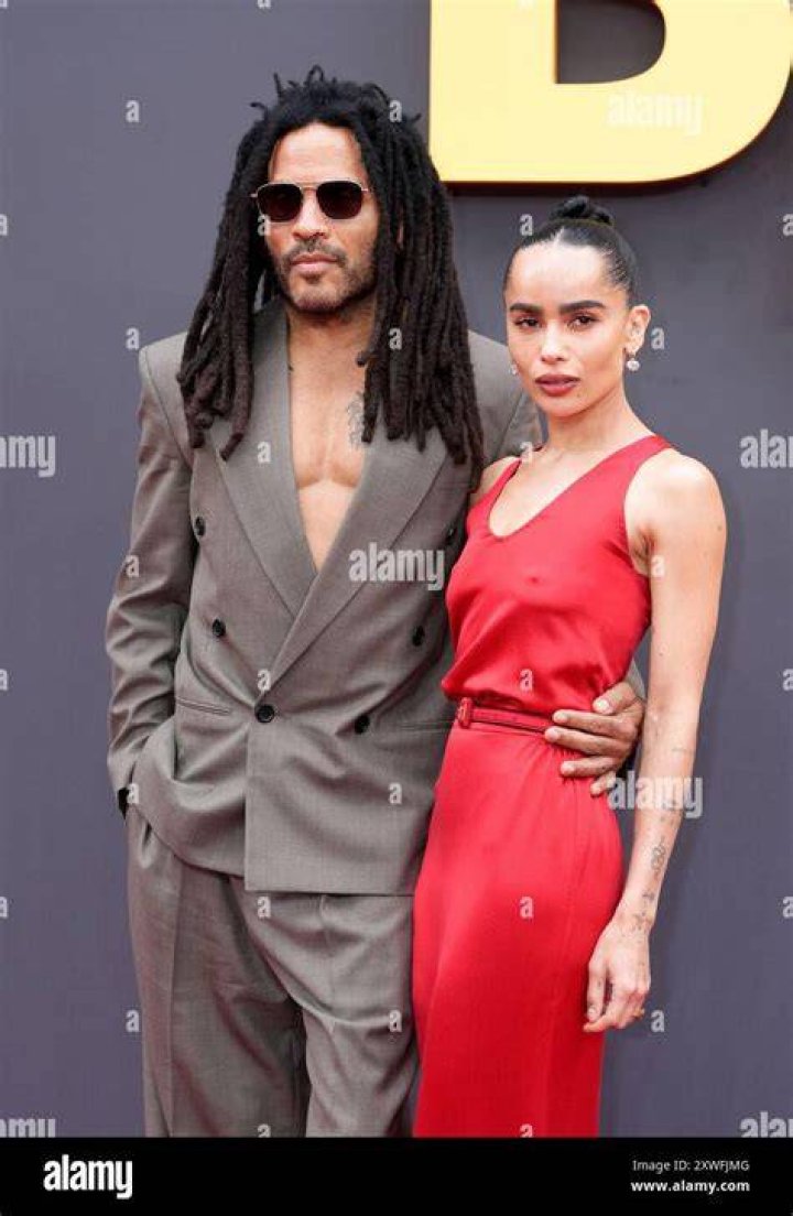 Zoe Kravitz left little to the imagination in a studded jeweled ensemble